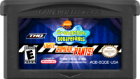 SpongeBob SquarePants Lights Camera Pants GameBoy Advance  box art